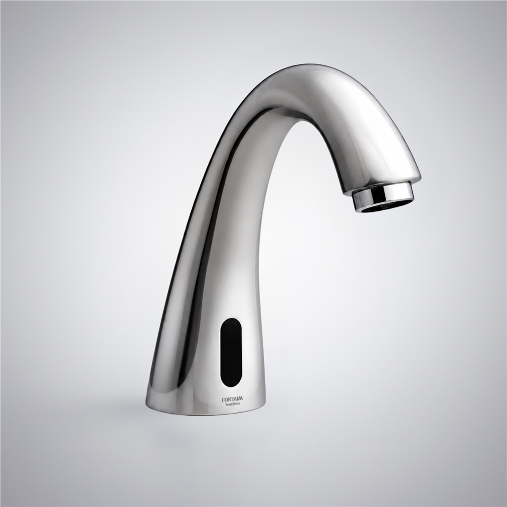 Fontana Chrome Plated Solid Brass Deck Mount Commercial Automatic Sensor Faucet