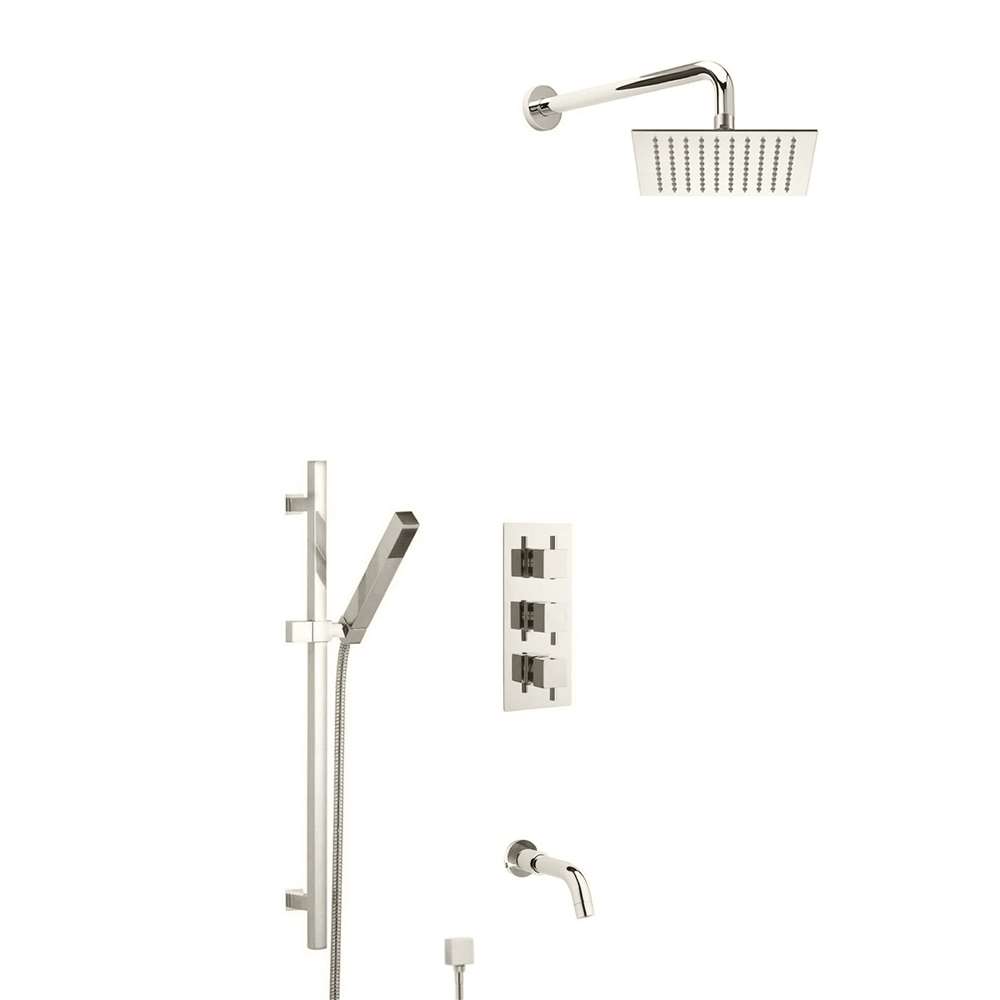 Wall-mounted rainfall mixer shower related to the Fontana Liverpool installation guide
