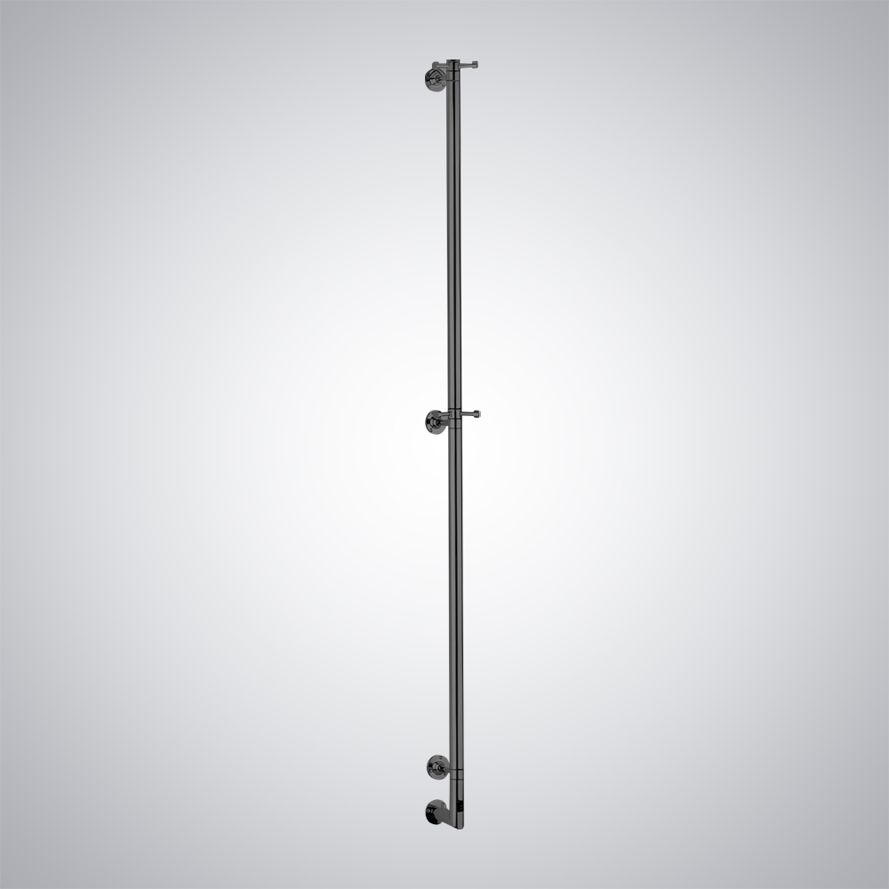 Fontana Pelham In Matte Black Finish Electric Heated Towel Rail