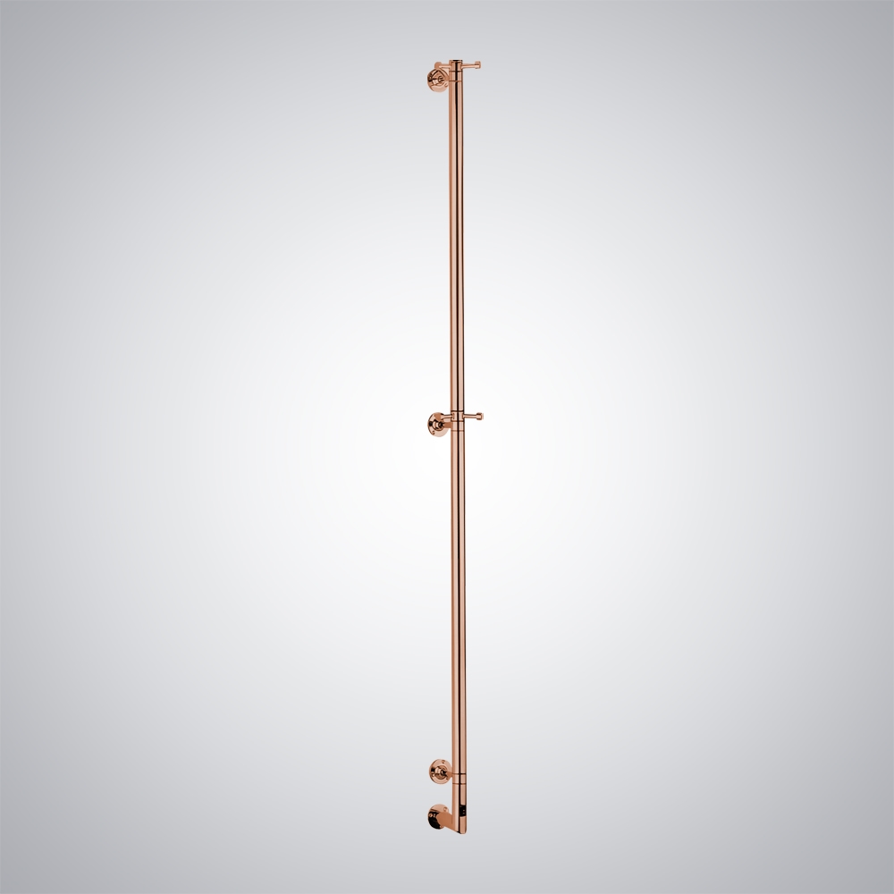 Fontana Pelham In Rose Gold Finish Electric Heated Towel Rail