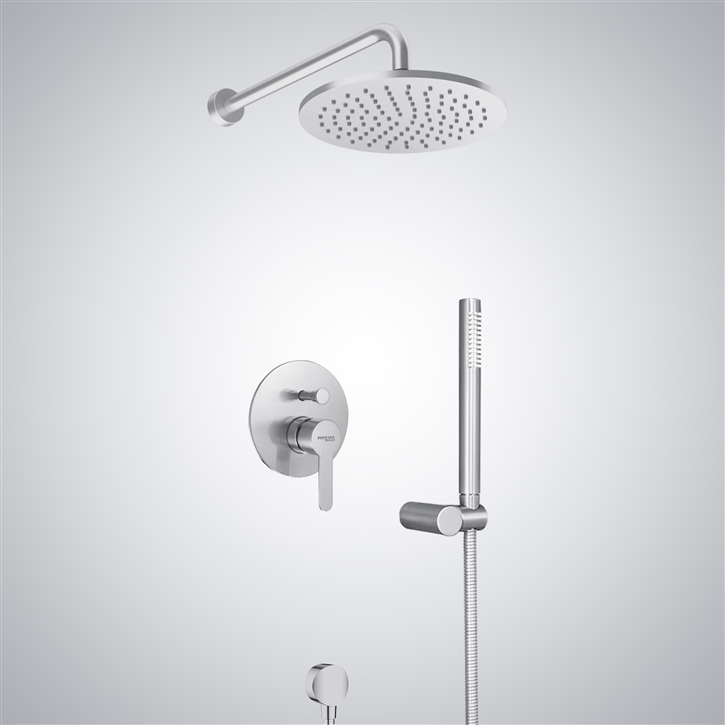 Fontana Chrome Wall Mounted Luxury Shower Set