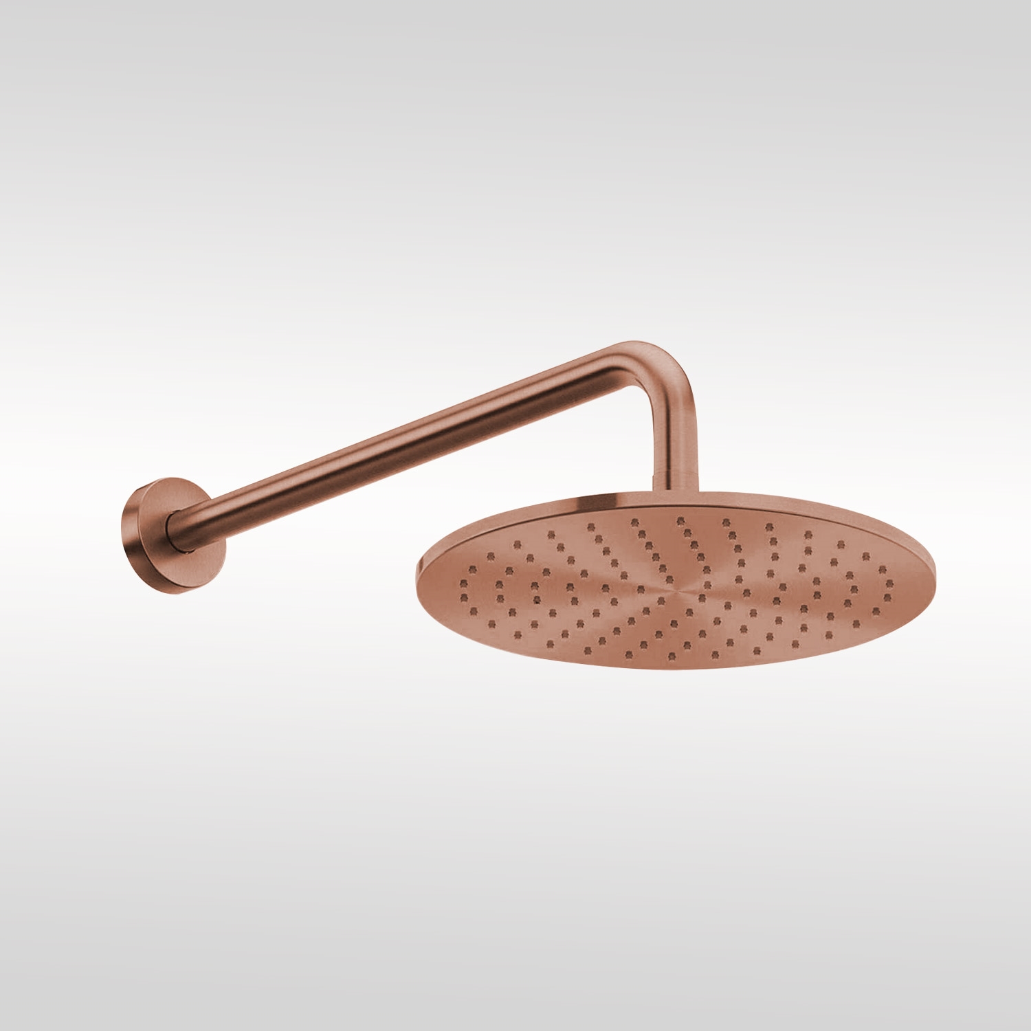 Fontana Rose Gold Wall Mounted Rainfall Shower Head