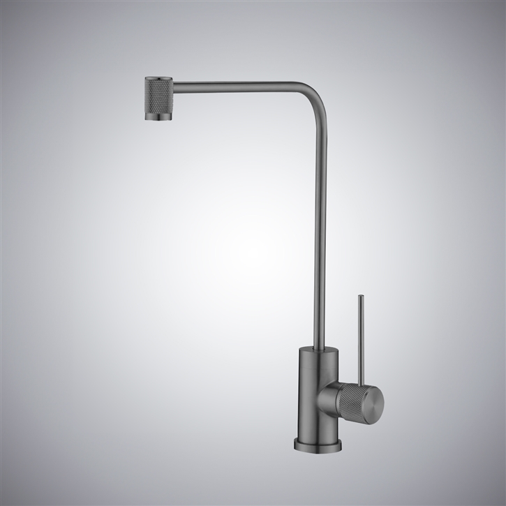 Fontana Galway In Gun Metal Gray 360 Rotating Water Purifier Tap Filters Sink Faucet