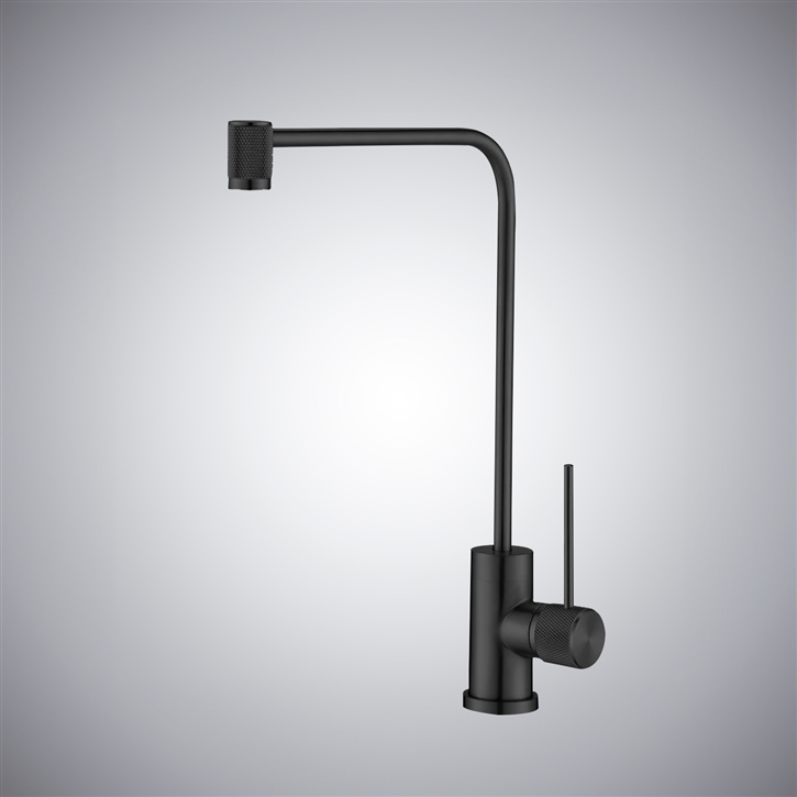 Fontana Galway In Matte Black 360 Rotating Water Purifier Tap Filters Sink Faucet