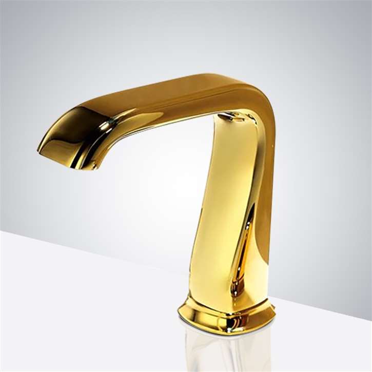 Fontana Commercial Gold Automatic Sensor Hands Free Faucet