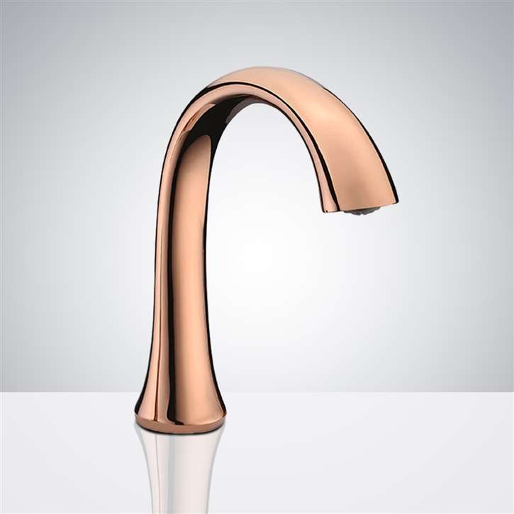 Fontana Commercial Rose Gold Automatic Sensor Hands Free Faucet