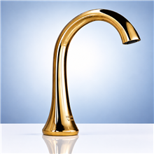 Fontana Gold Touchless Commercial Restroom Sensor Faucet