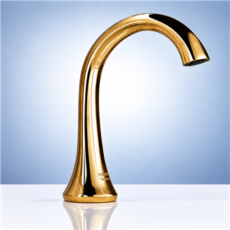 Fontana Gold Touchless Commercial Restroom Sensor Faucet