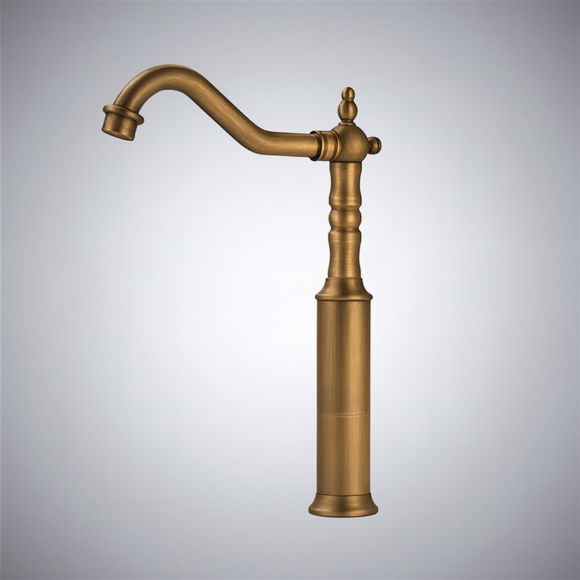 Leo Brushed Gold Commercial Automatic Touchless Sensor  Faucet