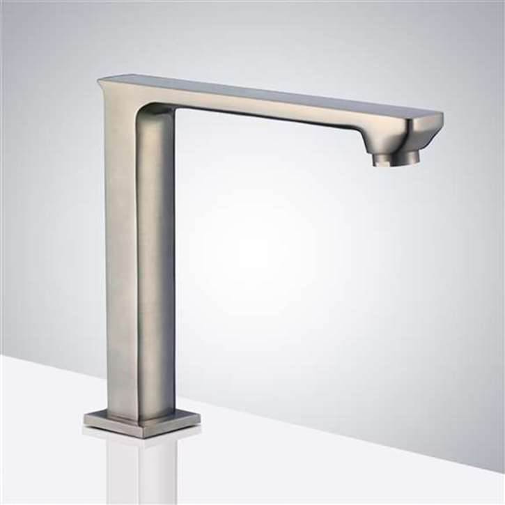 Office building restroom faucets