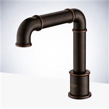 Fontana Couron Commercial Oil Rubbed Bronze Deck Mount Automatic Touchless Sensor Faucet