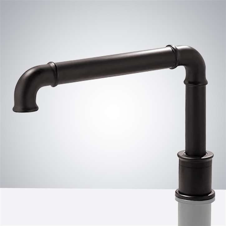 Public Restroom Design for Smart Touchless Bathroom Faucets, Fontana Commercial Oil Rubbed Bronze Touch less Automatic Sensor Hands Free Faucet
