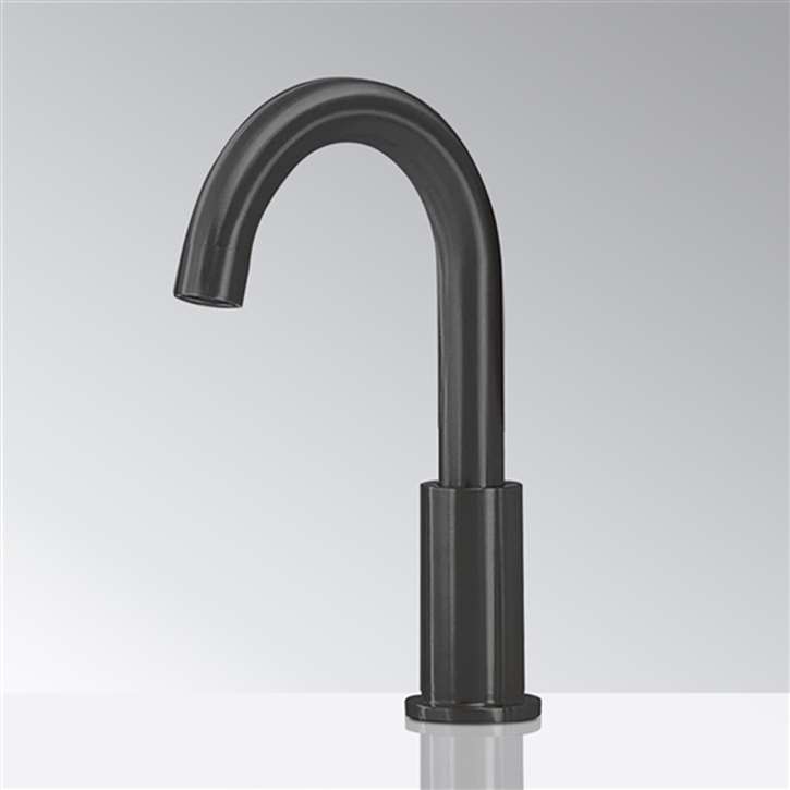 Black Touchless Bathroom Sink Faucet