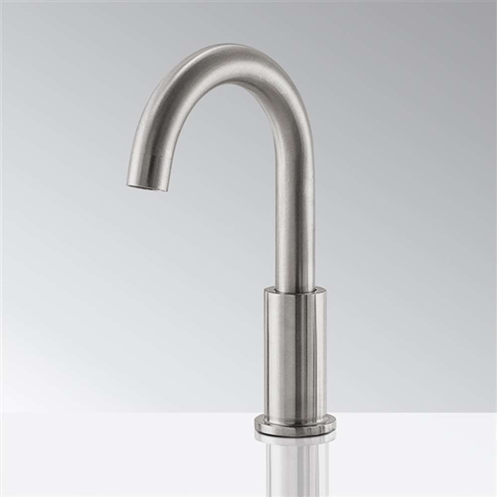 Fontana Brushed Nickel Commercial Touchless Bathroom Faucet FS-109BNDP
