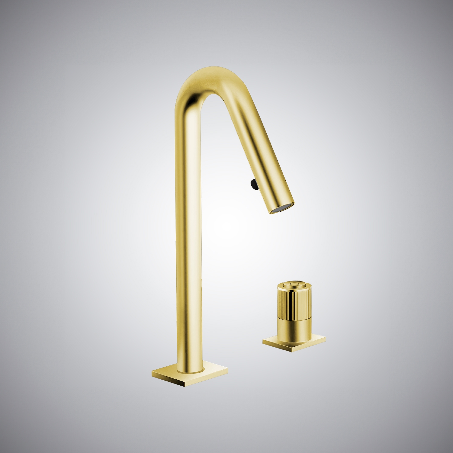 Fontana Wexford Brushed Gold Deck Mounted Faucet FS-111502-BG