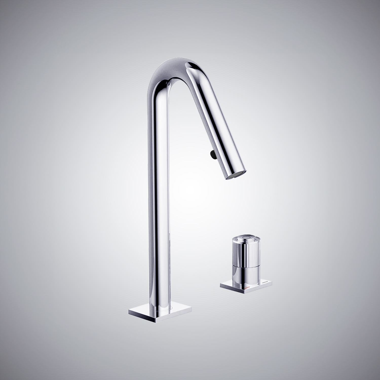 Fontana Wexford Chrome Deck Mounted Double Hole Mixer Bathroom Faucet FS-111502-CH