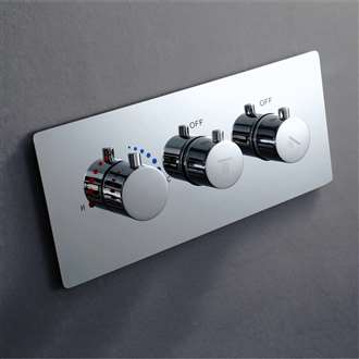 Fontana Multifunction Shower Control Switch Valve Bathroom Shower Dual Holder Dual Control