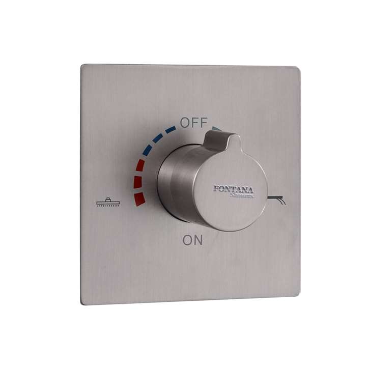 Fontana Brushed Nickel Wall Mounted Concealed Shower Mixer Valve