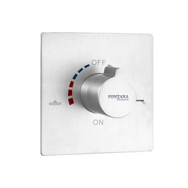 Fontana Matte White Wall Mounted Concealed Shower Mixer Valve