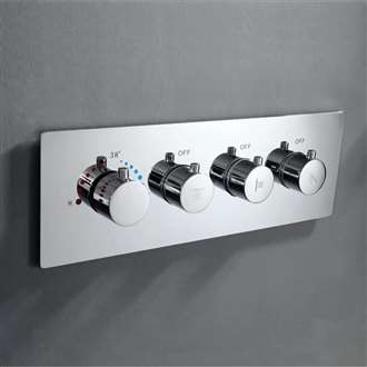 Fontana Shower Mixer Temperature 3 function Control Concealed Faucets Diverter Valve