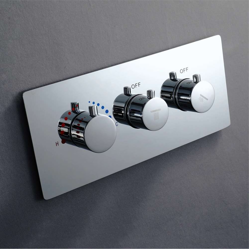Fontana Two-Function Thermostatic Dual Rain Shower Mixer