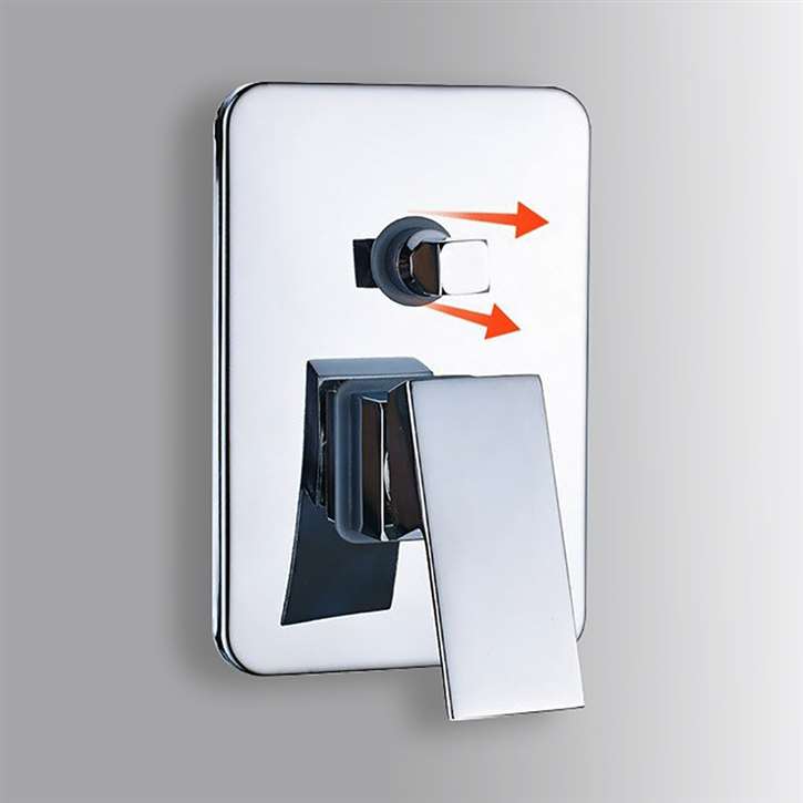 Fontana Chrome 2-Way Wall Mounted Concealed Shower Mixer Valve
