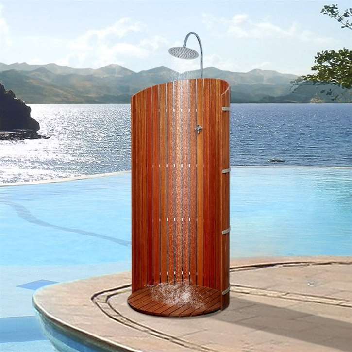 Fontana FS-15068SP stainless steel Modern  outdoor garden shower panel