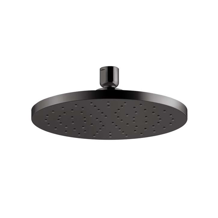 Fontana Chatou Matte Black 8-Inch 1.75 GPM Round Rain Shower Head