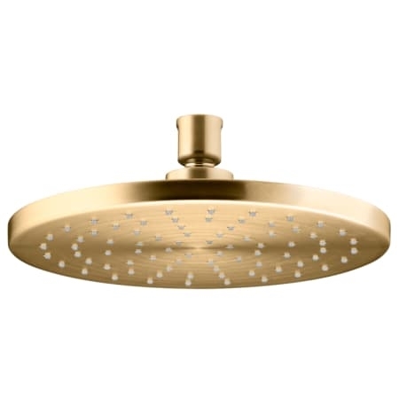 Fontana Bavaria Vibrant Brushed Gold 8-Inch 1.75 GPM Round Rain Shower Head
