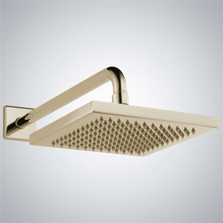 Fontana Lyon Champagne Rainfall Premium Shower Head
