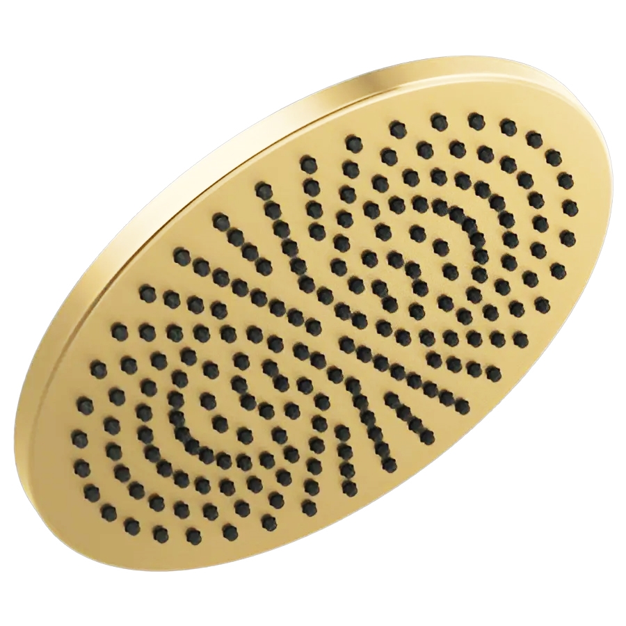 Fontana Bolln Brushed Gold Single-Function Round Rain Shower Head
