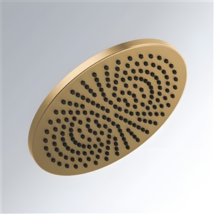Fontana Carpi Champagne Bronze Single Function Universal Rain Round Shower Head