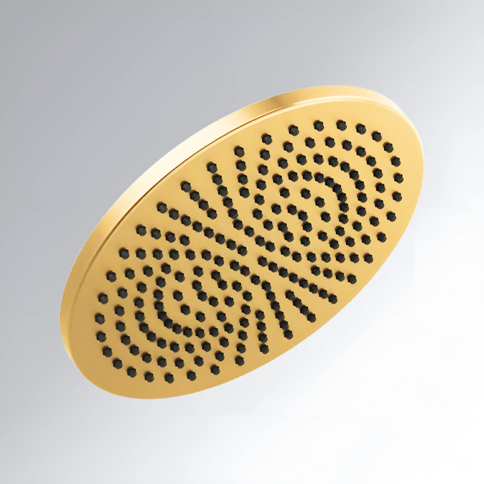 Fontana Bolln Gold Single Function Universal Rain Round Shower Head
