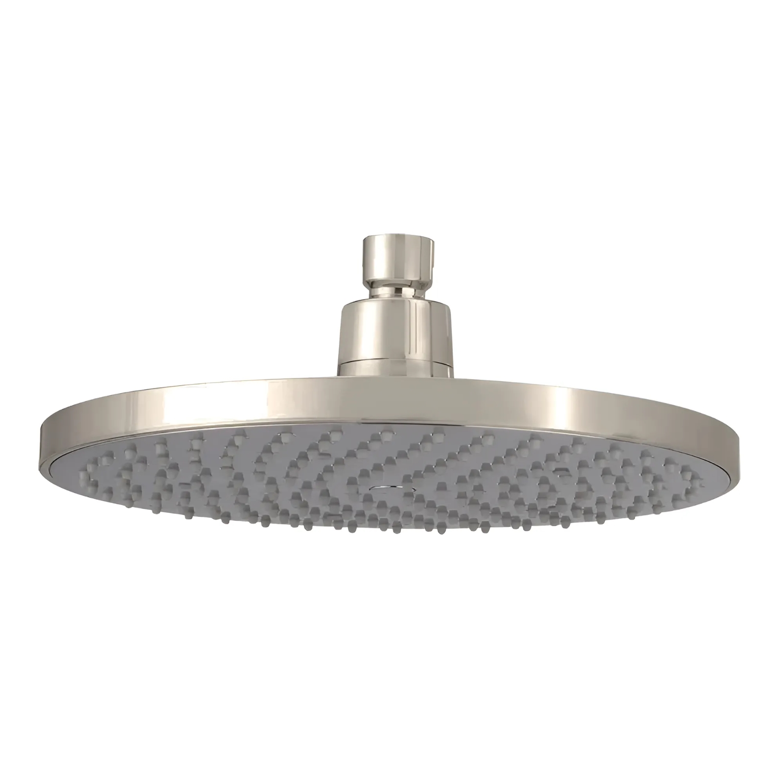 Fontana Dax Brushed Nickel Round Rain Shower Head with MasterClean Spray Face
