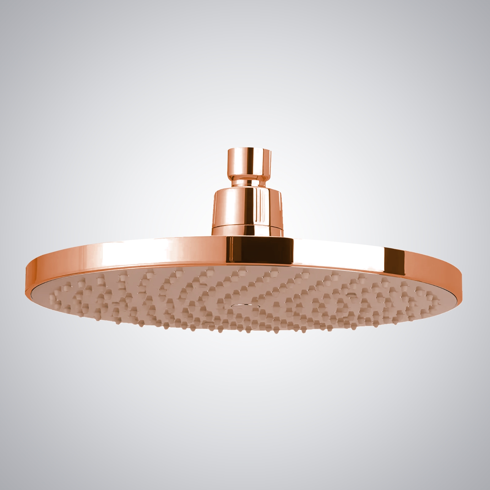 Fontana Creteil Rose Gold Round Rain Shower Head with MasterClean Spray Face