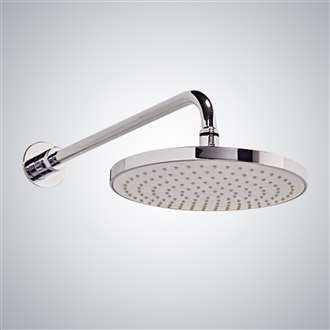 Kohler Shower Fixtures Fontana Dax Round Rain Shower Head with MasterClean Spray Face in Polished Chrome Finish