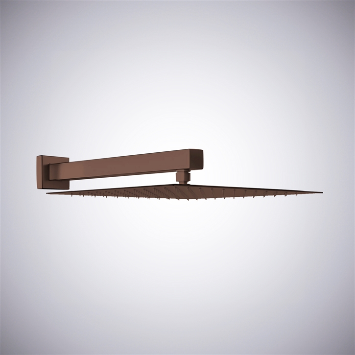 Fontana Oil Rubbed Bronze In Modern Elegance Shower Head with Small Top Spray