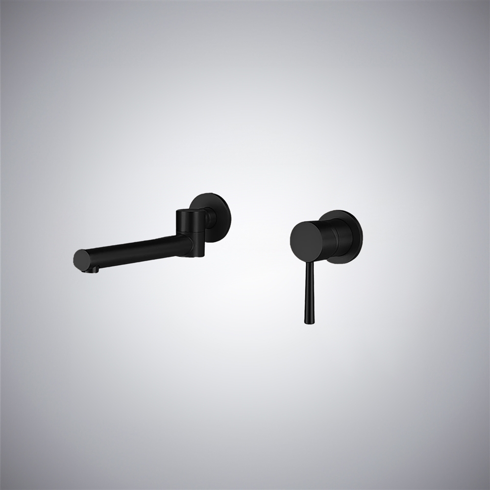 Fontana Ambiance Obscure Matte Black Shower Faucet with Valve Body