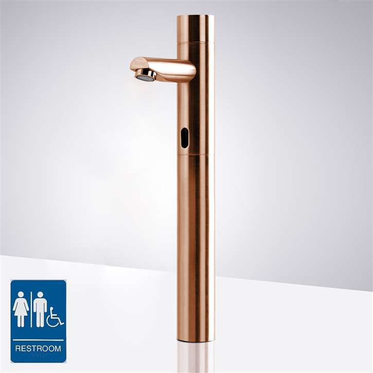 Fontana-Solo-Rose-Gold-Tall-Touchless-Commercial-A
