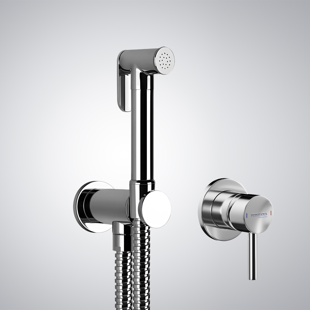 Fontana Shut-Off Douchette With 1/2" Pipe Connection