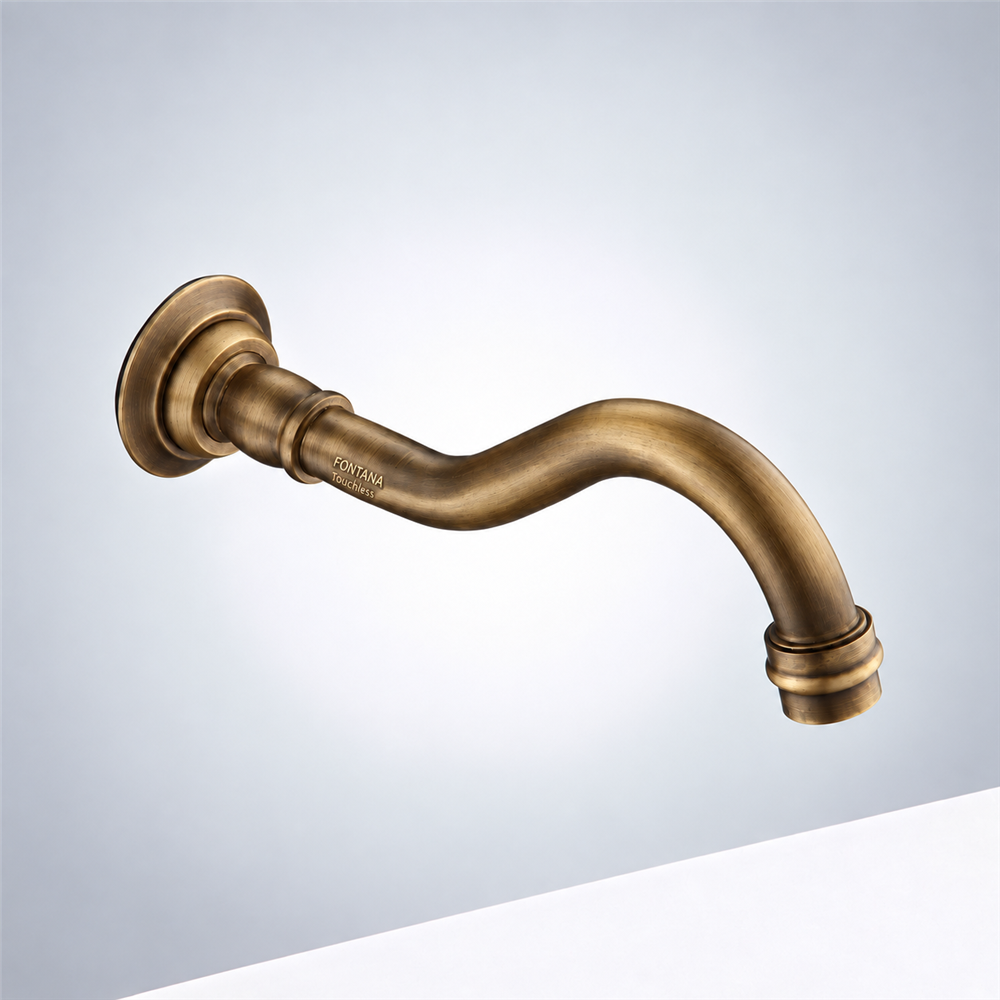 Fontana SmartWallâ„¢ Line Antique Mount Commercial Touchless Faucet