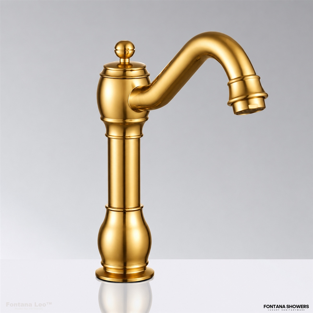Fontana Leoâ„¢ Touchless Faucet in Gold