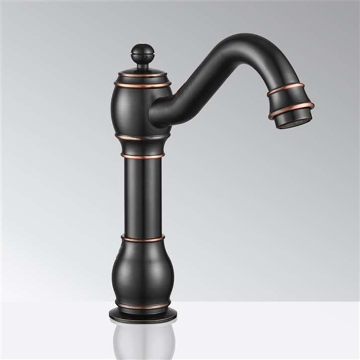 Oil Rubbed Bronze Commercial Touchless Bathroom Faucet