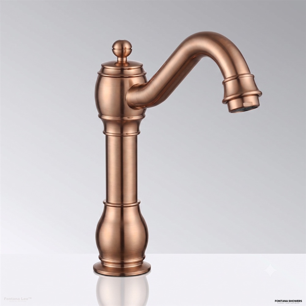 Fontana Leoâ„¢ Touchless Faucet in Rose Gold