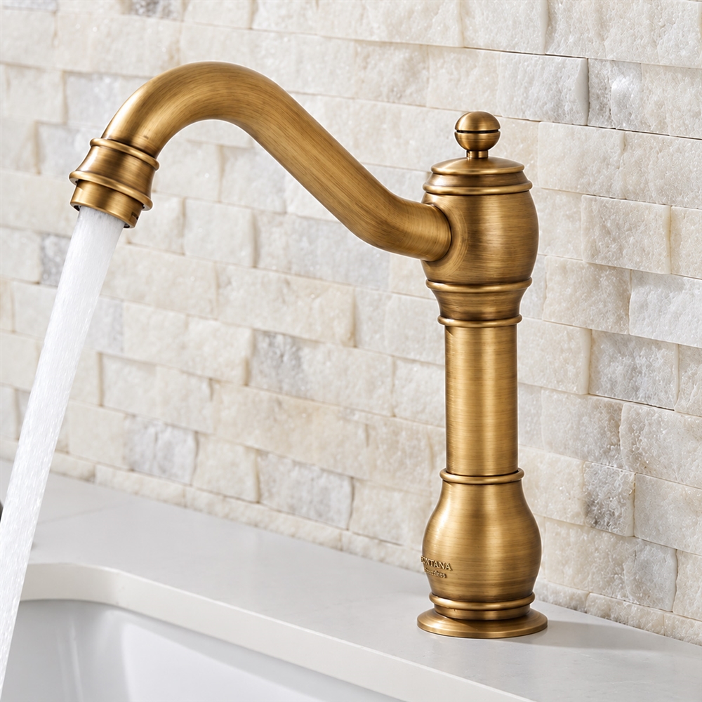 Fontana Antique Brass Commercial  Automatic Sensor Faucet