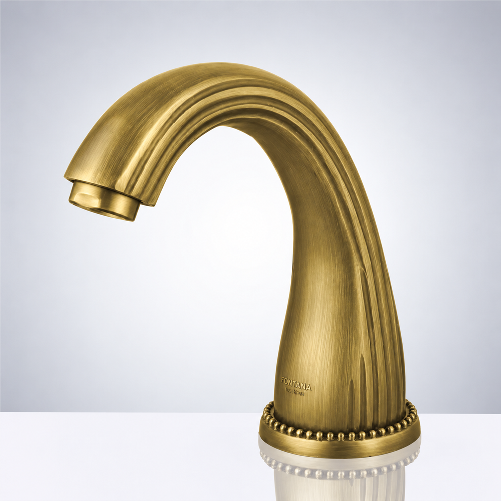 Fontana Brushed Gold Commercial  Automatic Sensor Faucet