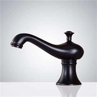 Fontana Matte Black Commercial Architectural Touchless Faucet