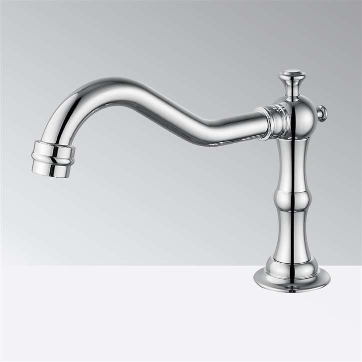 Fontana  Antiqueâ„¢ Edition Chrome Commercial Architectural Design Public Restroom Bathroom Touchless Faucet