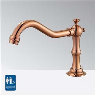 Fontana Rose Gold Architectural Touchless Faucet