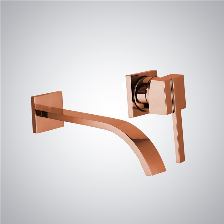 Fontana Melo Rose Gold Clarity Sink Faucet